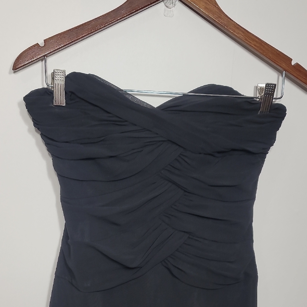 WHBM Sweetheart Strapless Black Dress